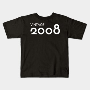 Vintage 2008 Gift 12th Birthday Party Kids T-Shirt